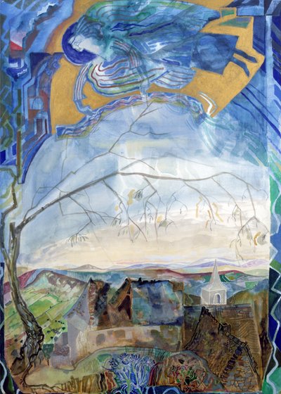 Angel over Le Besset by Michael Chase